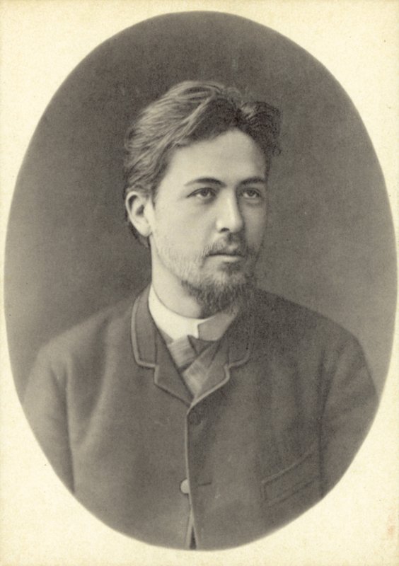 Anton Tjechov, rysk dramatiker av Russian Photographer