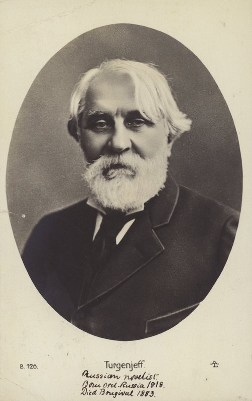 Ivan Turgenev (1818-1883), rysk romanförfattare, novellförfattare och dramatiker av Russian Photographer