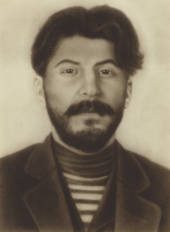Joseph Stalin, sovjetisk ledare, som ung av Russian Photographer