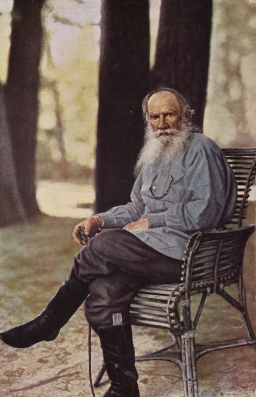 Leo Tolstoy (1828-1910), rysk romanförfattare, novellförfattare och dramatiker av Russian Photographer
