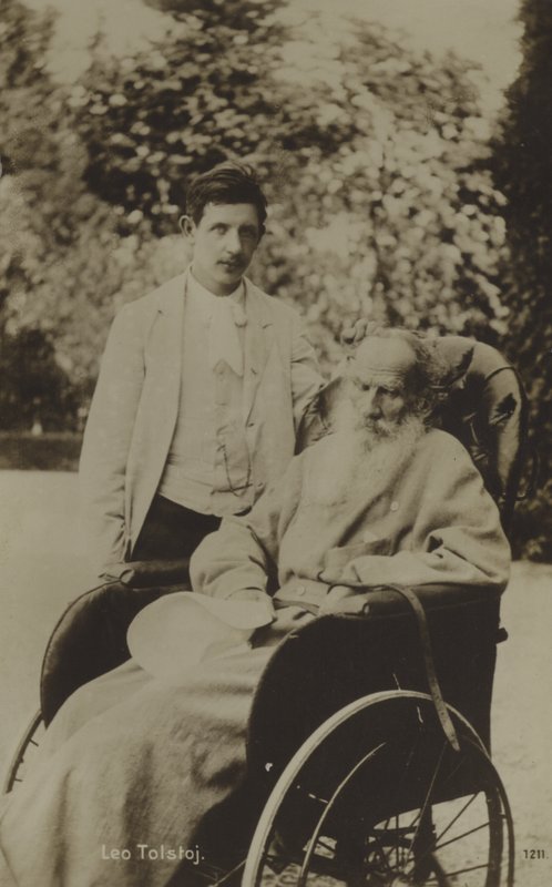 Leo Tolstoy, rysk författare av Russian Photographer