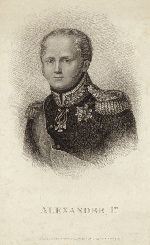 Alexander 1 - kejsare av Ryssland (1777-1825) av Russian School