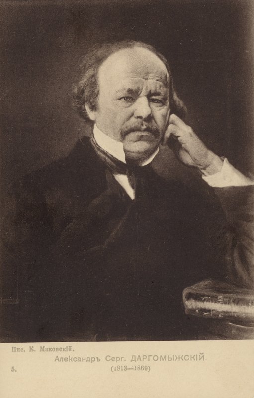 Alexander Sergeyevich Dargomizhsky, rysk kompositör (1813-1869) av Russian School