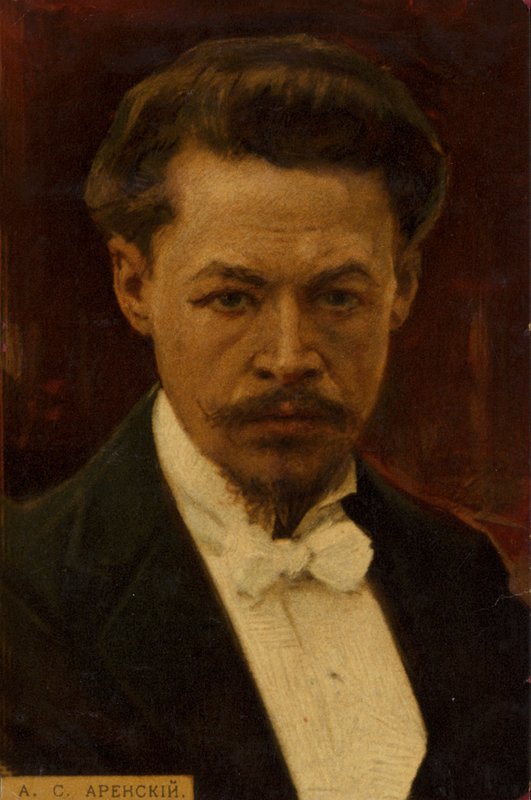 Anton Arensky, rysk kompositör, pianist och professor i musik (1861-1906) av Russian School