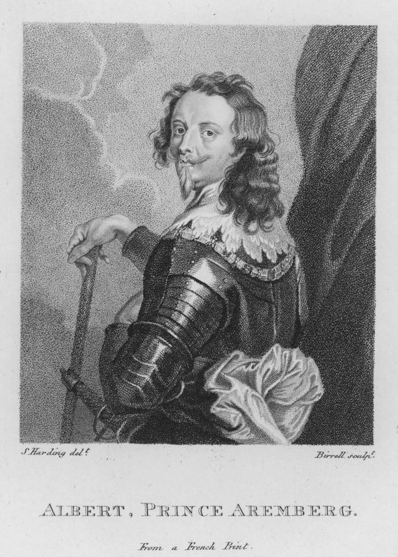 Albert, Prins Aremberg (gravyr) av S. (after) Harding