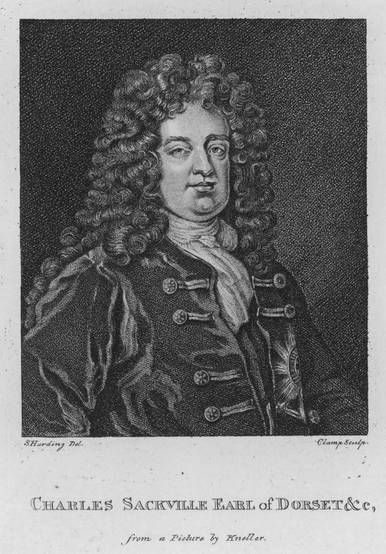 Charles Sackville, Earl of Dorset etc. (gravyr) av S. (after) Harding
