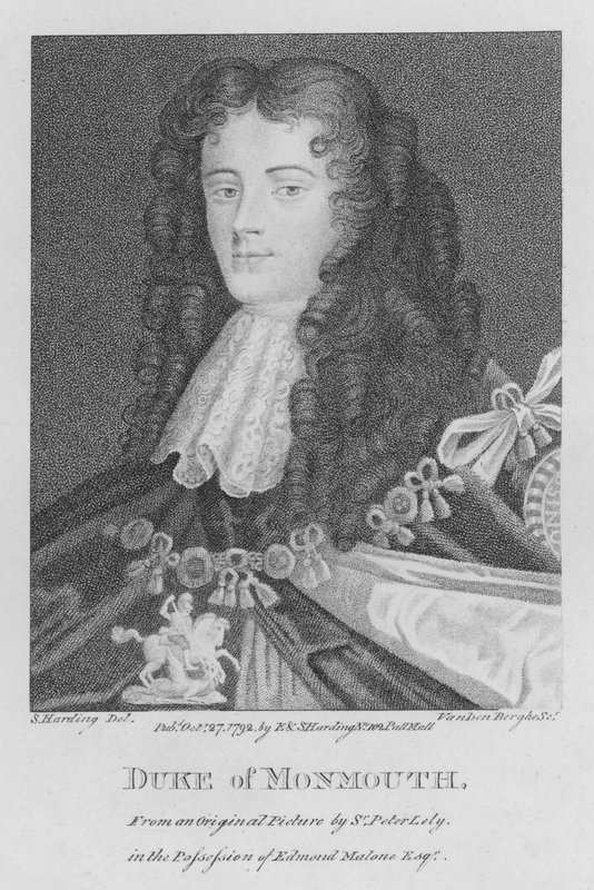 Duke of Monmouth (gravyr) av S. (after) Harding