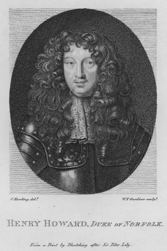 Henry Howard, hertig av Norfolk (gravyr) av S. (after) Harding