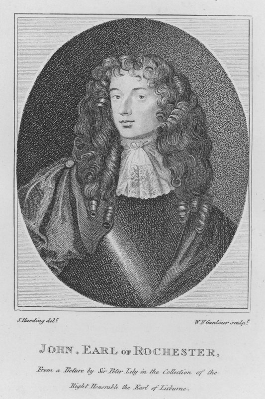 John, Earl of Rochester (gravyr) av S. (after) Harding