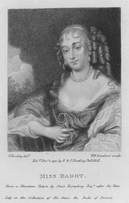 Miss Bagot (gravyr) av S. (after) Harding