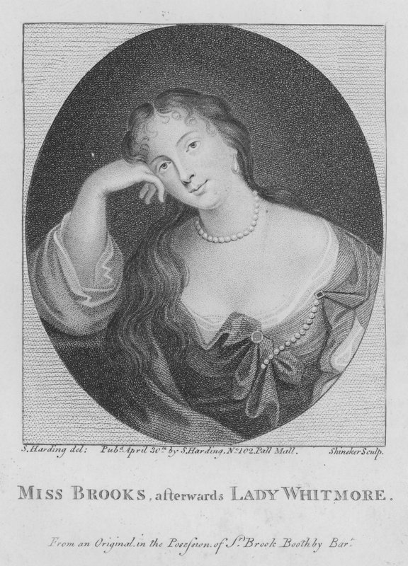 Miss Brooks, efteråt Lady Whitmore (gravyr) av S. (after) Harding