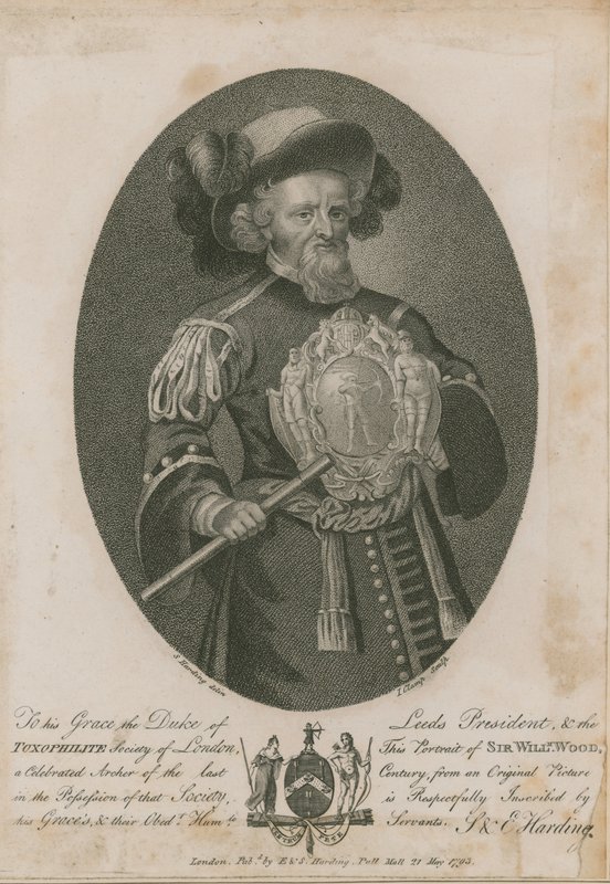 Sir William Wood, en hyllad bågskytt av S. Harding