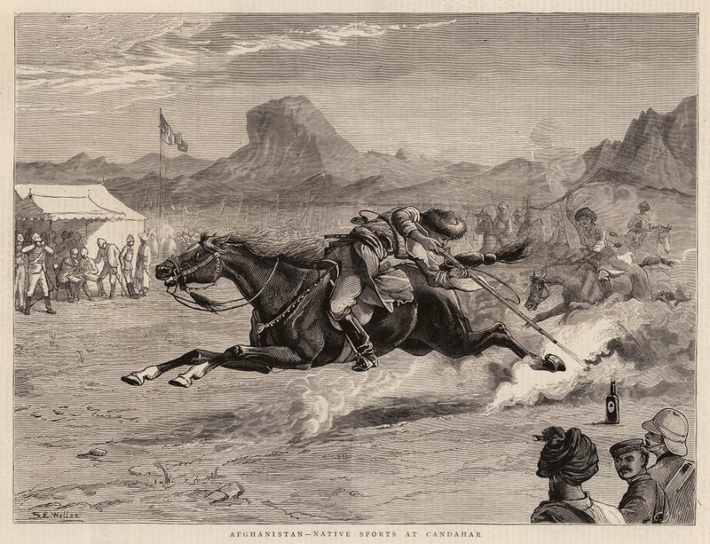 Afghanistan, inhemska sporter i Candahar av Samuel Edmund Waller