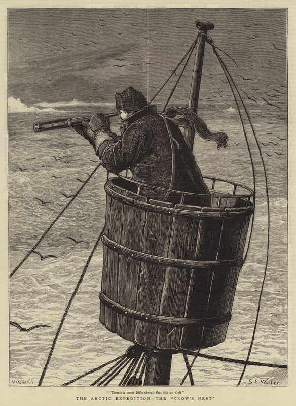 Arktisexpeditionen, Kråkboet av Samuel Edmund Waller