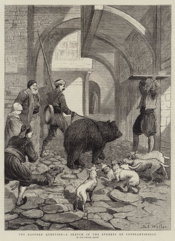 Den östliga frågan, en skiss från Konstantinopels gator av Samuel Edmund Waller