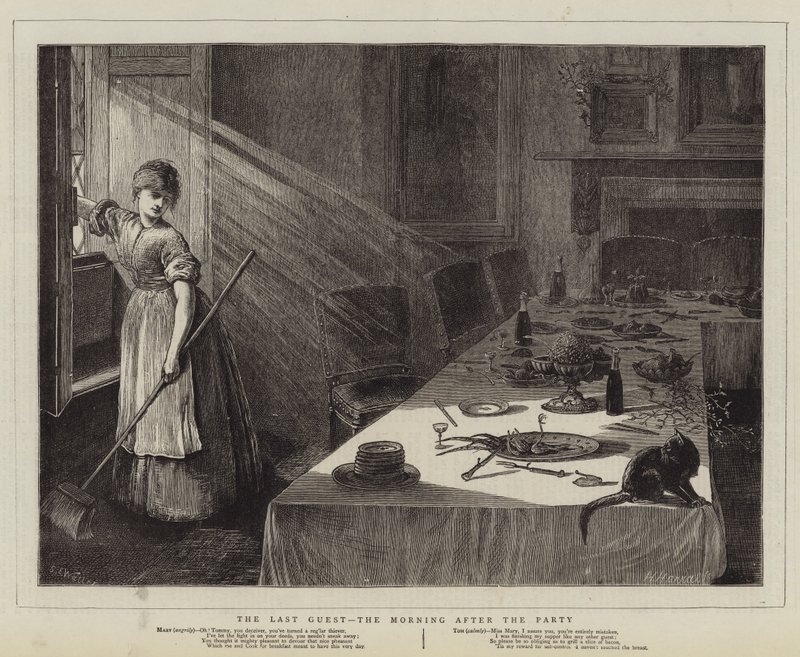 Den sista gästen, morgonen efter festen av Samuel Edmund Waller