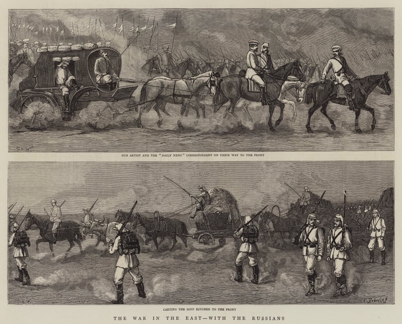 Kriget i öst, med ryssarna av Samuel Edmund Waller
