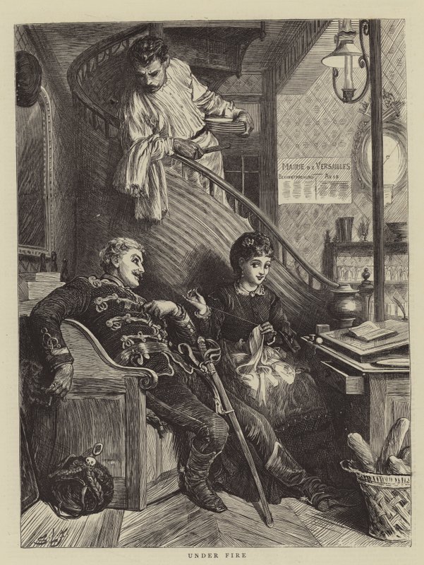 Under eld av Samuel Luke Fildes