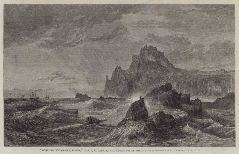 Slottet Mont Orgueil, Jersey av Samuel Phillips Jackson