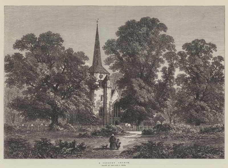 En kyrka på landet av Samuel Read