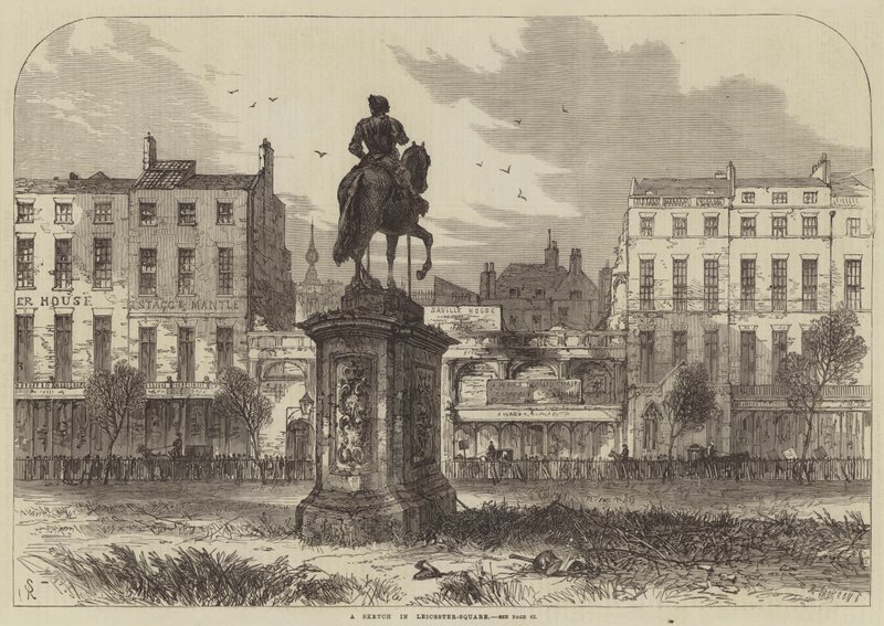 En skiss i Leicester-Square av Samuel Read