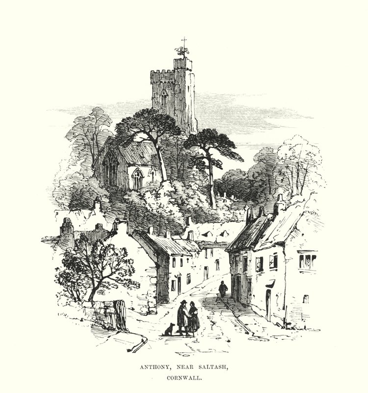 Anthony, nära Saltash, Cornwall av Samuel Read