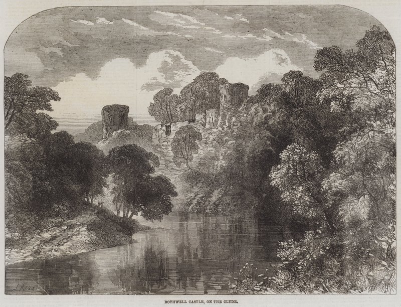 Bothwell Castle, vid Clyde av Samuel Read