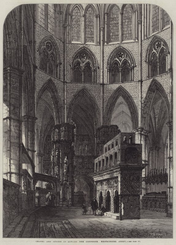 Kapell och helgedom för Edward the Confessor, Westminster Abbey av Samuel Read