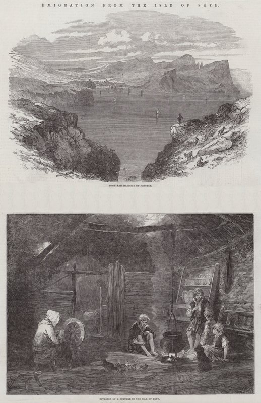 Emigration från Isle of Skye av Samuel Read