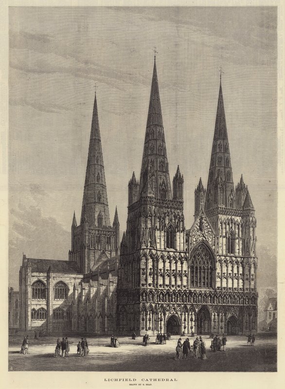 Lichfield katedral av Samuel Read