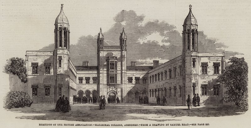 Möten i British Association, Marischal College, Aberdeen av Samuel Read