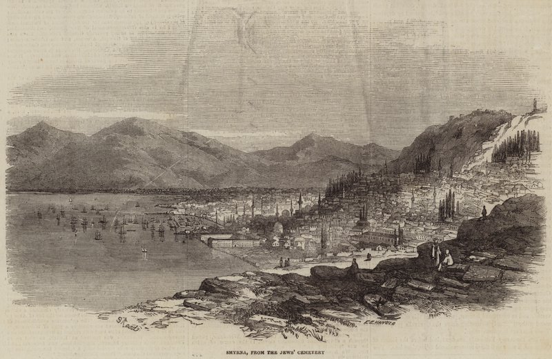 Smyrna, från judarnas kyrkogård av Samuel Read