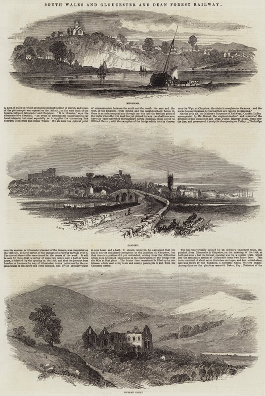 South Wales och Gloucester och Dean Forest Railway av Samuel Read