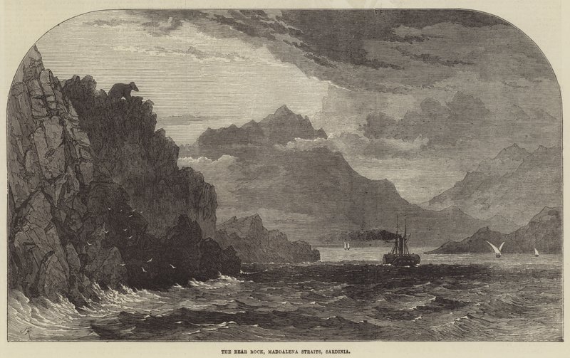 The Bear Rock, Maddalena Straits, Sardinien av Samuel Read