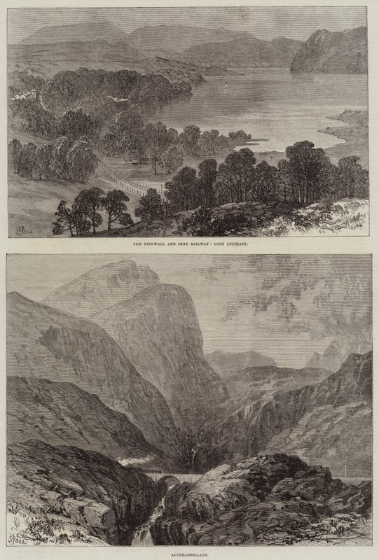 Dingwall och Skye Railway av Samuel Read