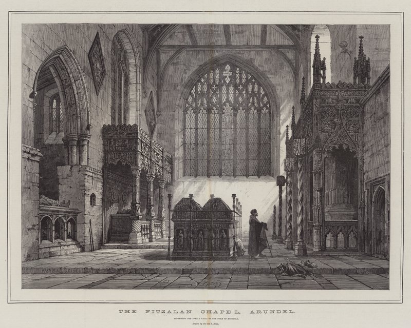 Fitzalans kapell, Arundel av Samuel Read