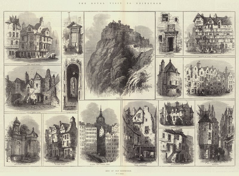 Det kungliga besöket i Edinburgh av Samuel Read