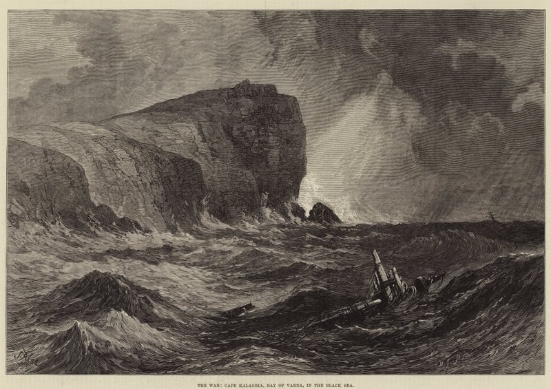 Kriget, Kap Kalagria, Varnabukten, i Svarta havet av Samuel Read