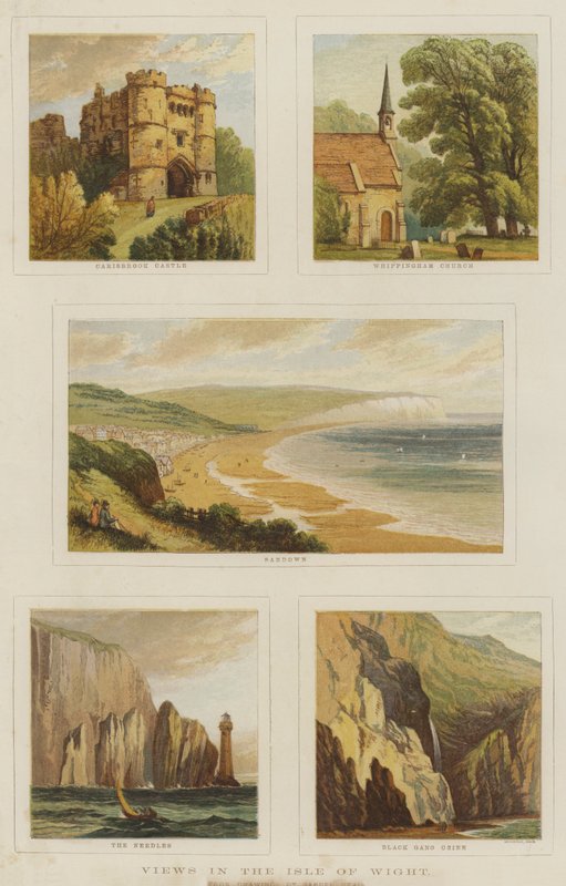 Utsikt över Isle of Wight av Samuel Read