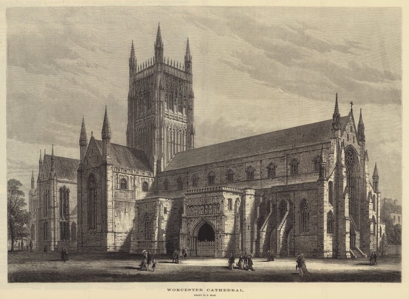 Worcesters katedral av Samuel Read