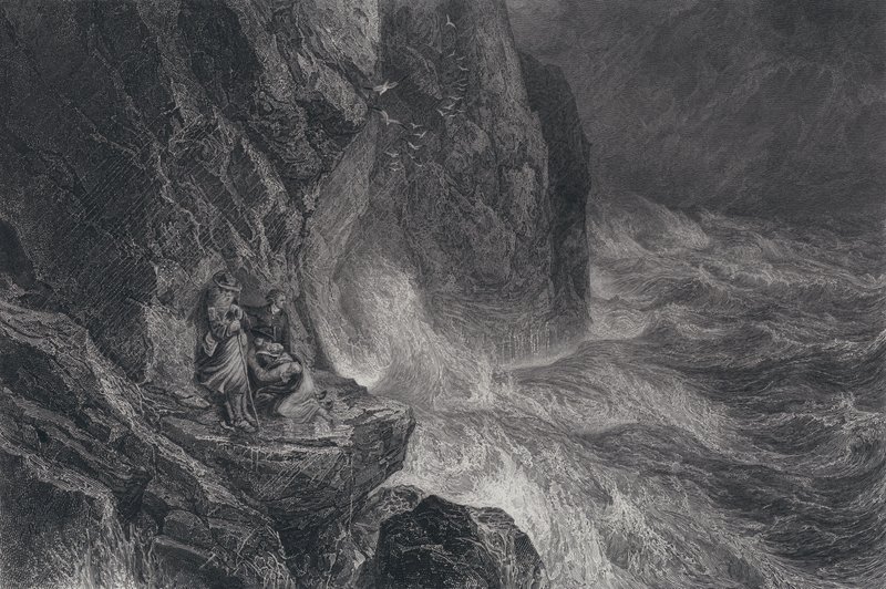 Stormen (gravyr) av Samuel (after) Bough