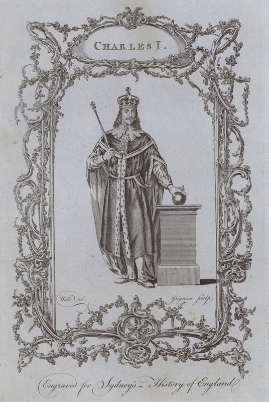 Charles I (gravyr) av Samuel (after) Wale