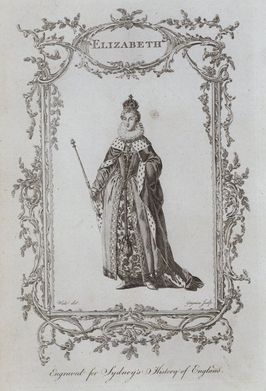 Elizabeth (gravyr) av Samuel (after) Wale