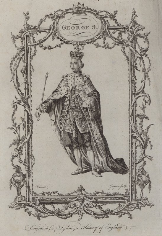 George 3 (gravyr) av Samuel (after) Wale