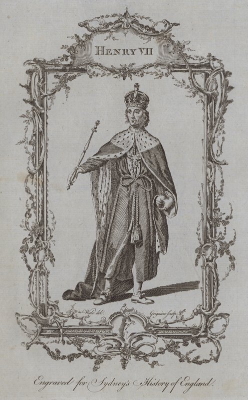 Henrik VII (gravyr) av Samuel (after) Wale