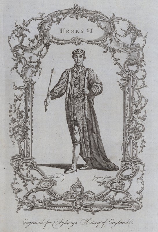 Henrik VI (gravyr) av Samuel (after) Wale