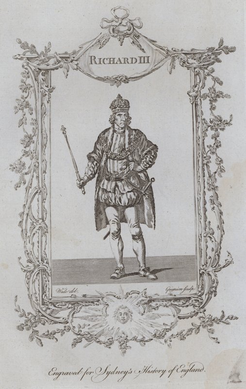 Richard III (gravyr) av Samuel (after) Wale