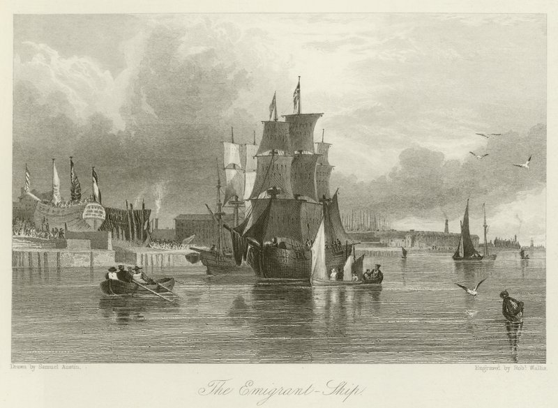 Emigrantskeppet av Samuel Austin