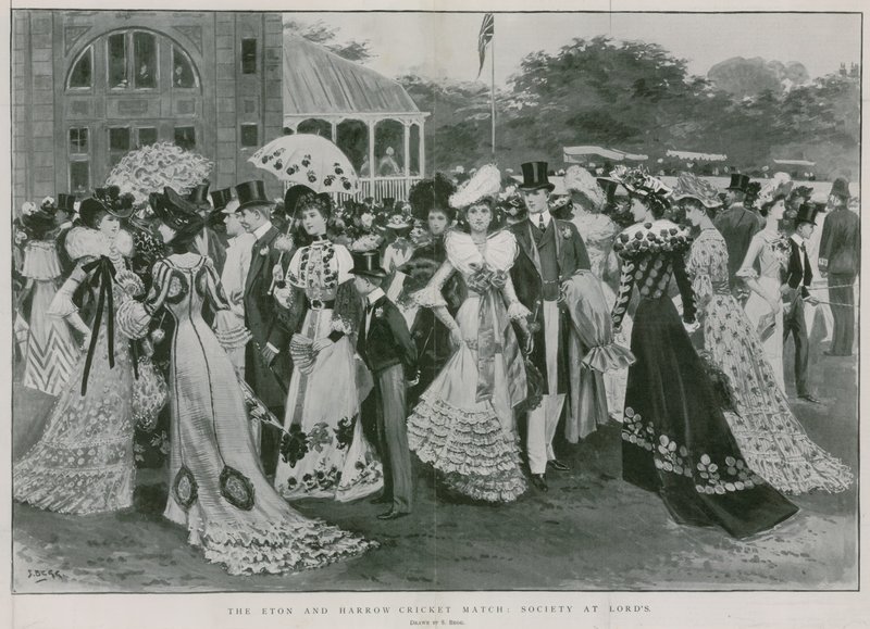 Eton och Harrow Cricket Match: Society at Lord