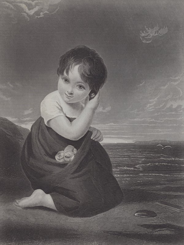 Ett meddelande från havet (gravyr) av Samuel Cousins